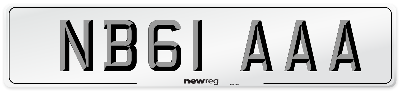 NB61 AAA Number Plate from New Reg